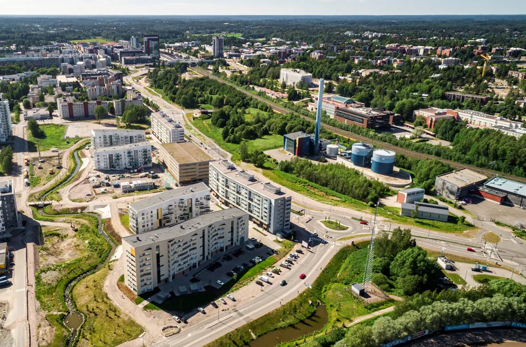 Õhuvaade - 3-toaline korter asukohas FI