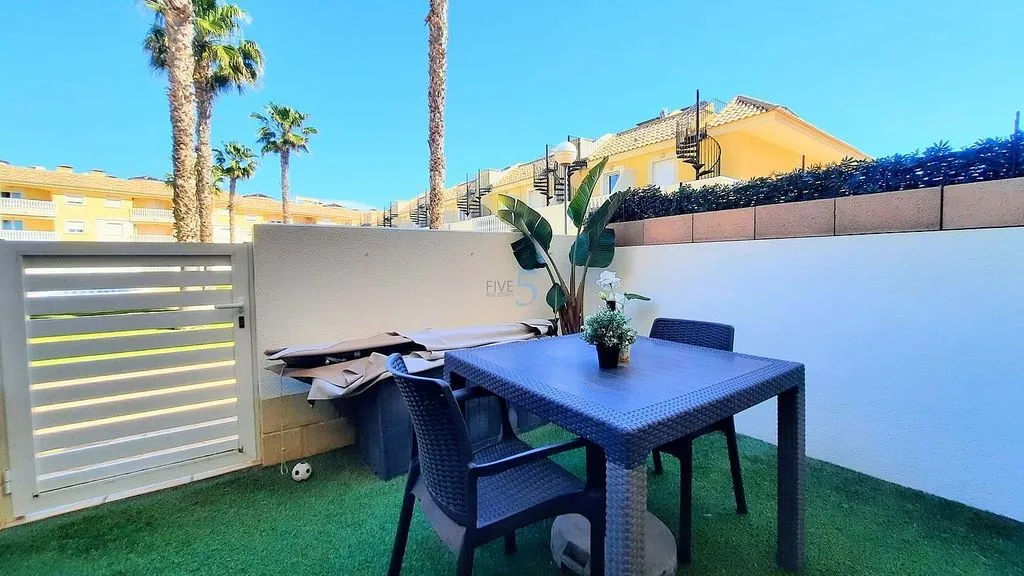 Terrasse - Semi-detached House with Pool in Lomas de Cabo Roig