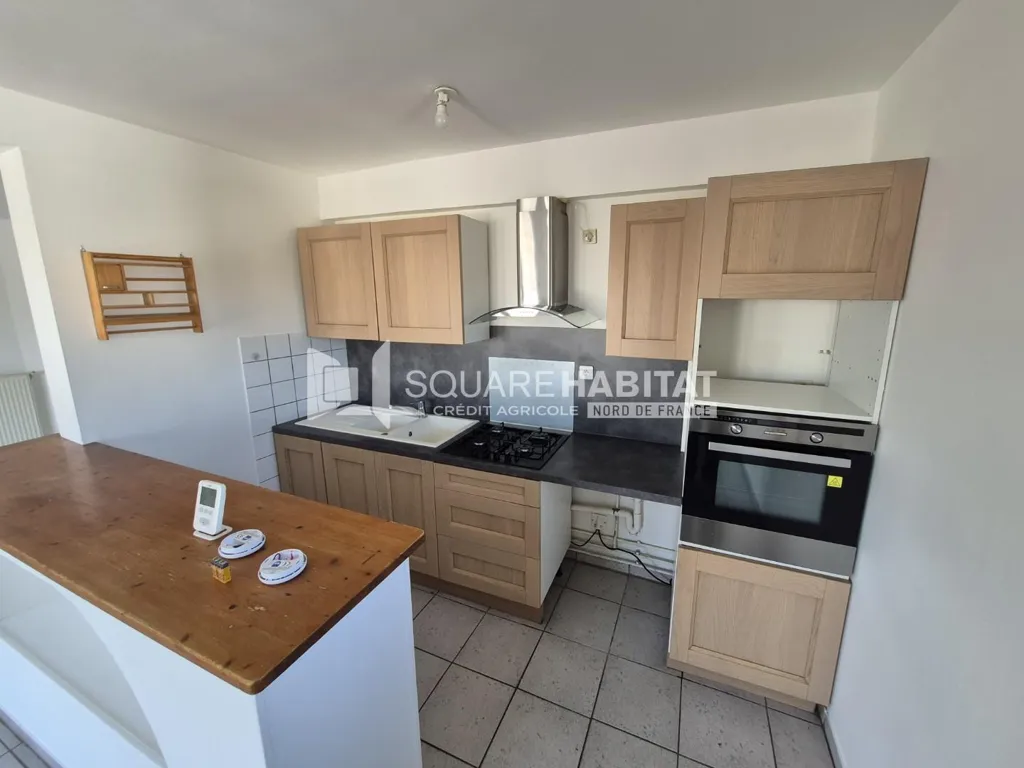 Köök - Duplex Flat with Balcony in Berck Plage