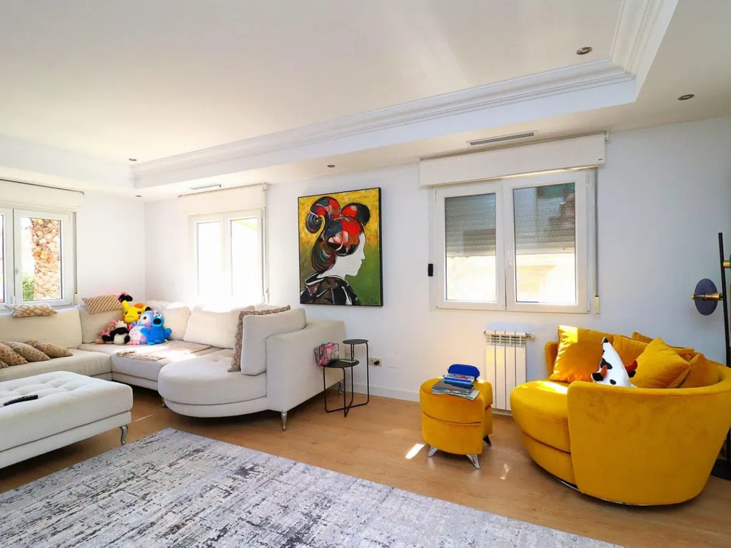 Living Room - Luxury Villa with Pool in Playas de Orihuela