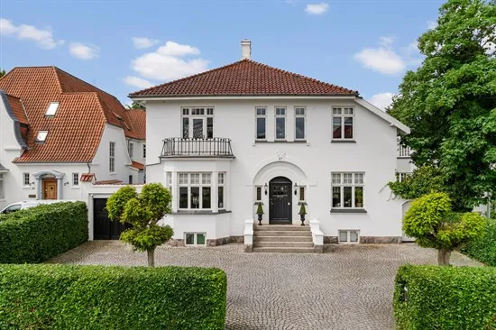 Vue aérienne - Historic Villa with Garden in Odense M