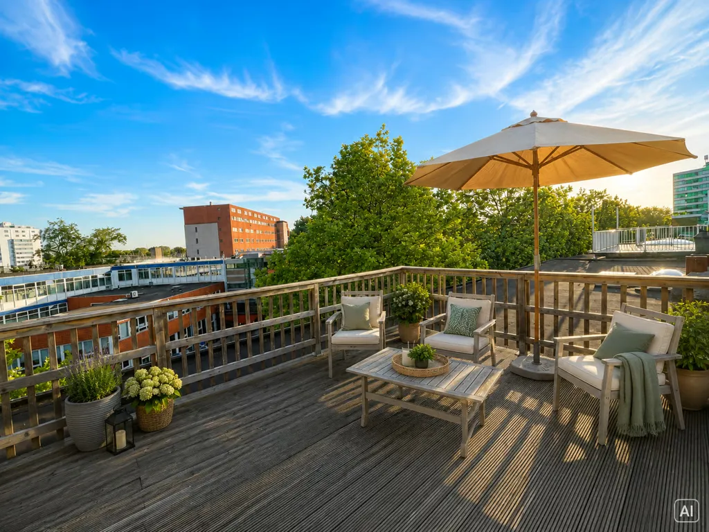 Terrasse - Maisonette with Rooftop Terrace near Rotterdam Centraal