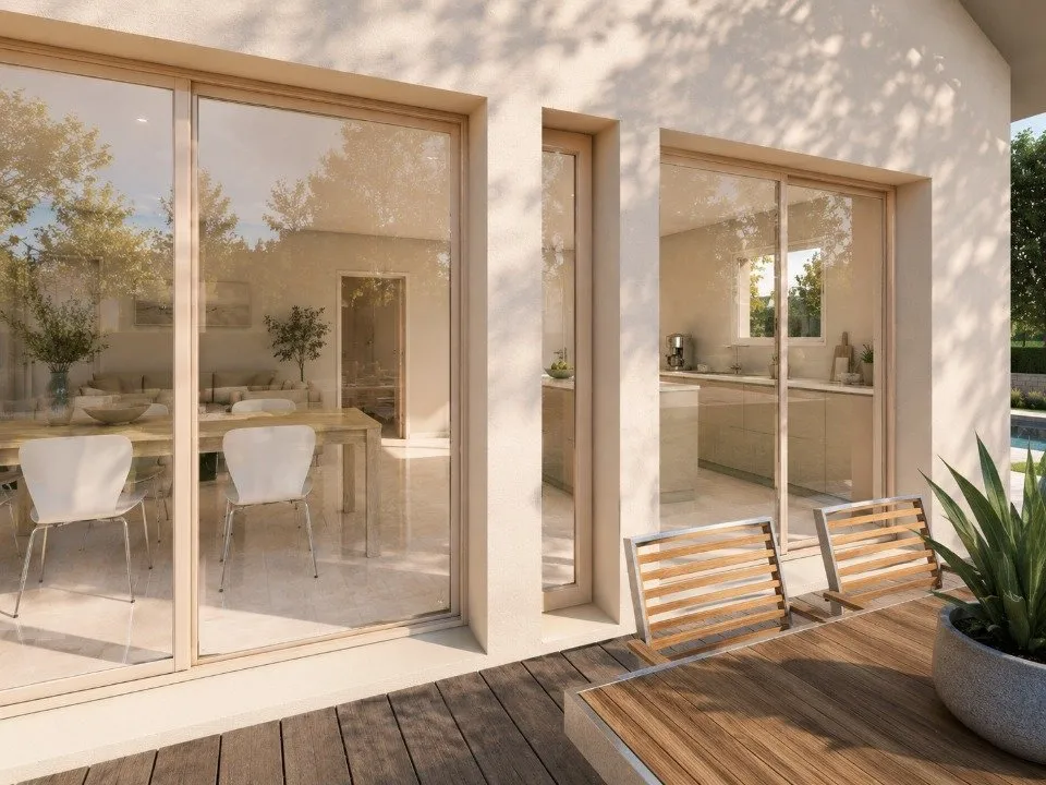 Terrasse - Maison à Construire avec Jardin à Longechenal
