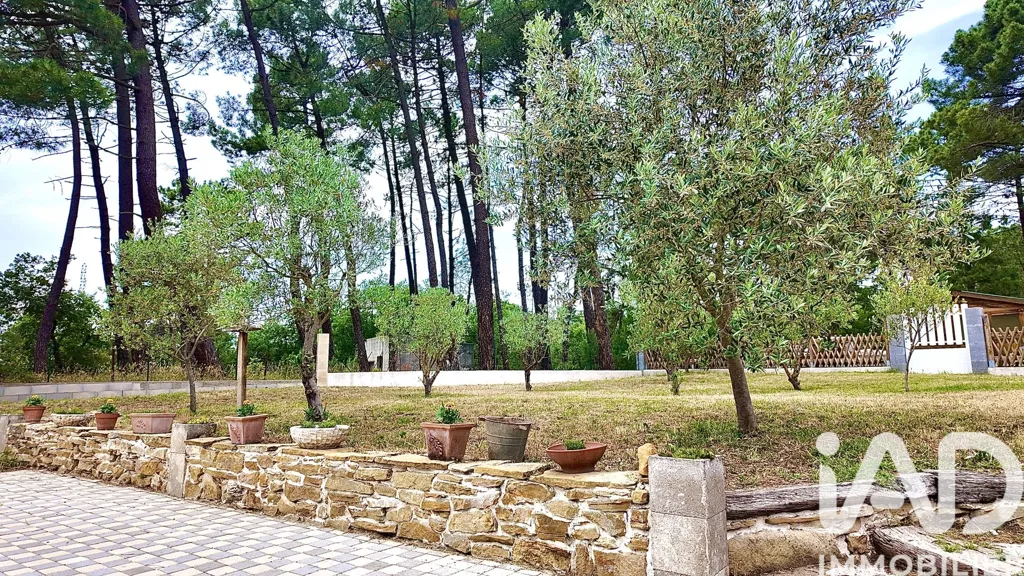 Jardin - Maison de Plain-Pied avec Piscine sur les Hauteurs de Mornas