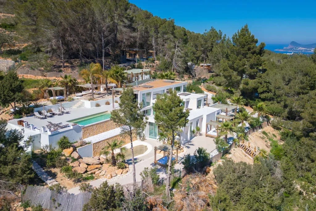 Vue aérienne - Villa with Panoramic Views in Ibiza