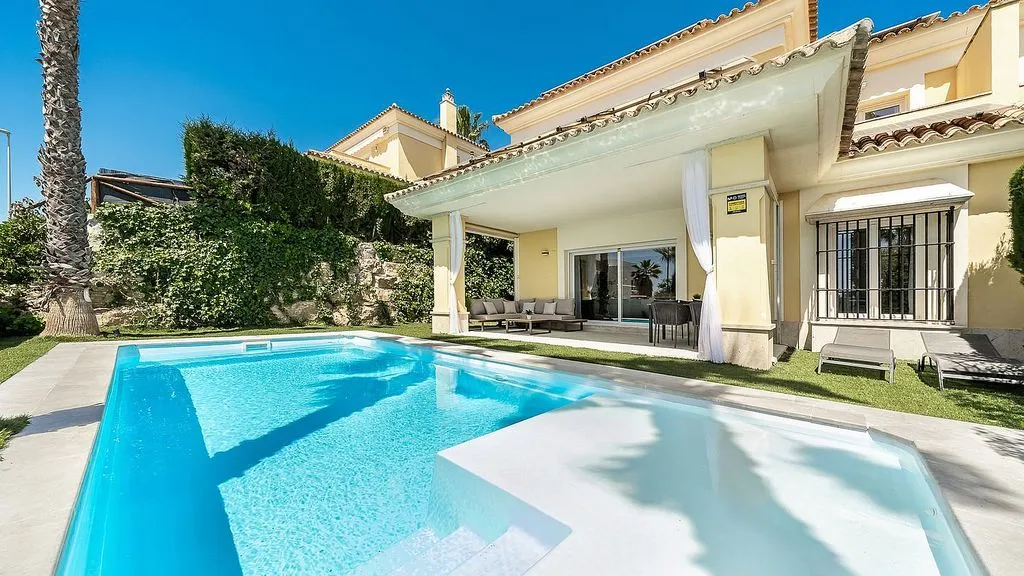 Piscine - Villa with Sea and Golf Views in Marbella