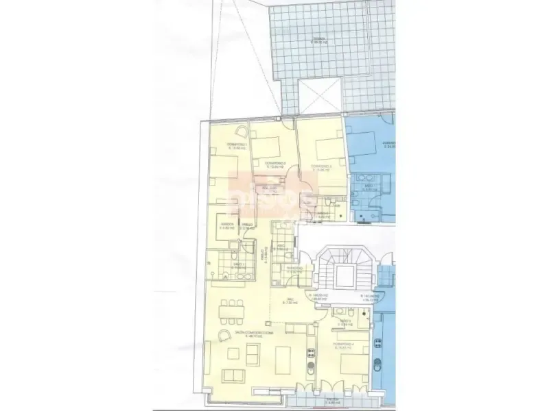 Plan - New Flat with Garage in Lugo Centre