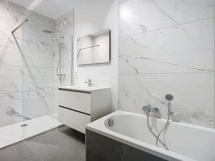 Salles de bain - Appartement au Calme sur le Boulevard d'Avroy à Liège