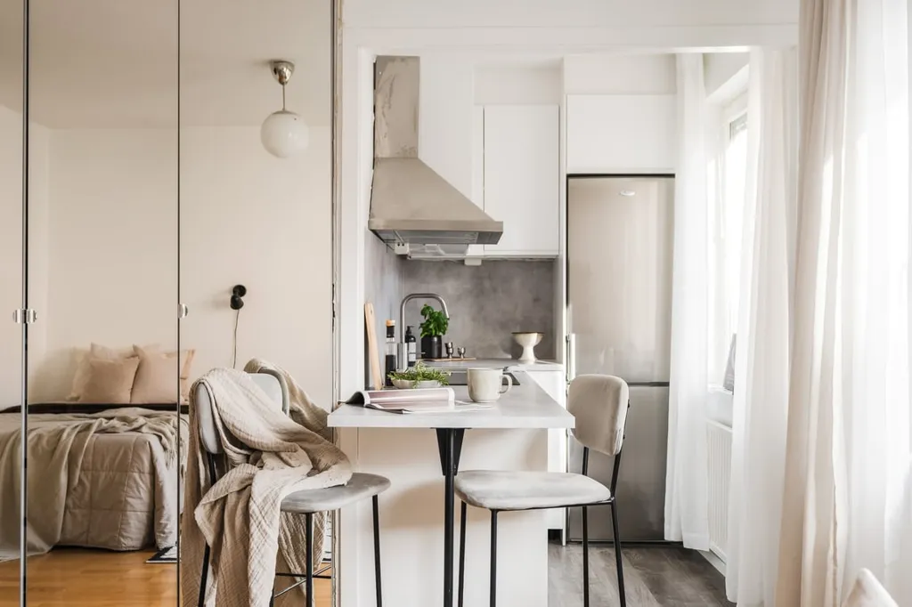 Köök - Modern 1st Floor Flat with Central Location in Gävle