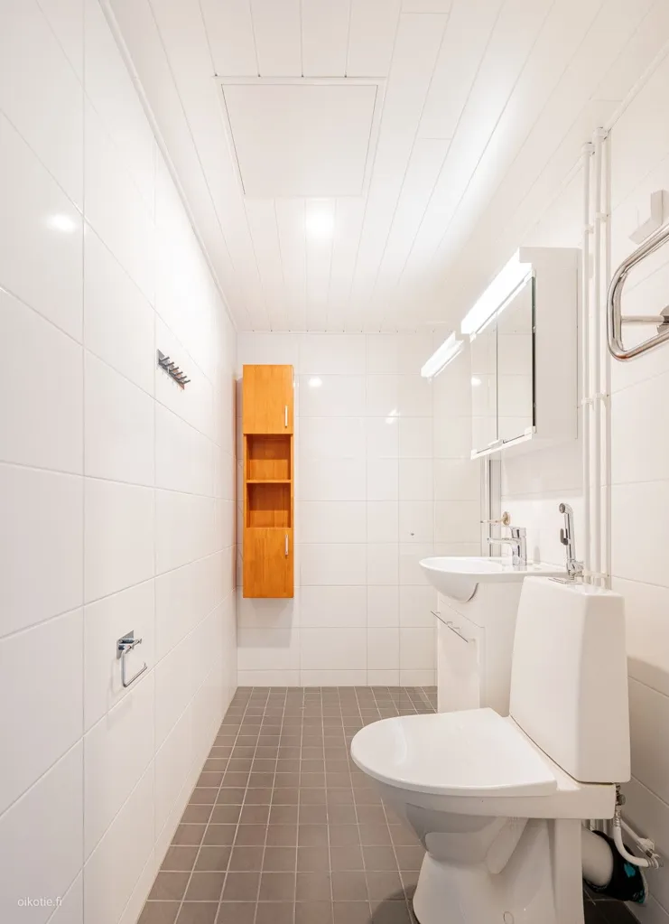 Salles de bain - Apartment with Balcony in Heinola