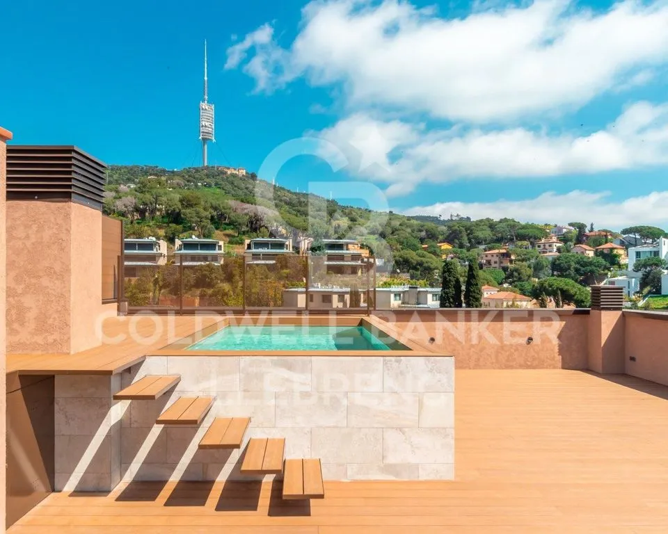 Terrasse - New Build Penthouse with Terrace in Vallvidrera