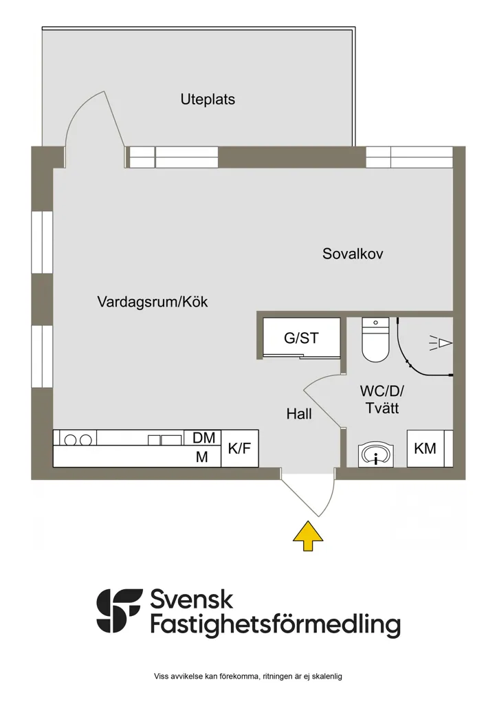 Plan - Apartment with Terrace in Tyresö