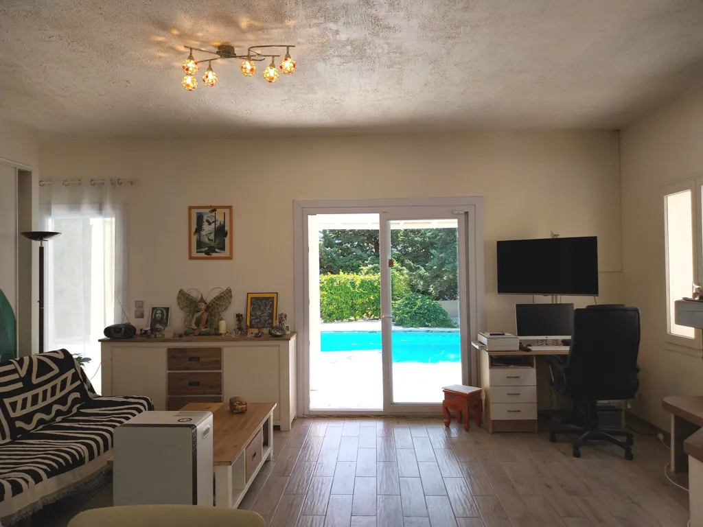 Séjour - Maison de Plain-Pied avec Vue Panoramique à Lucéram