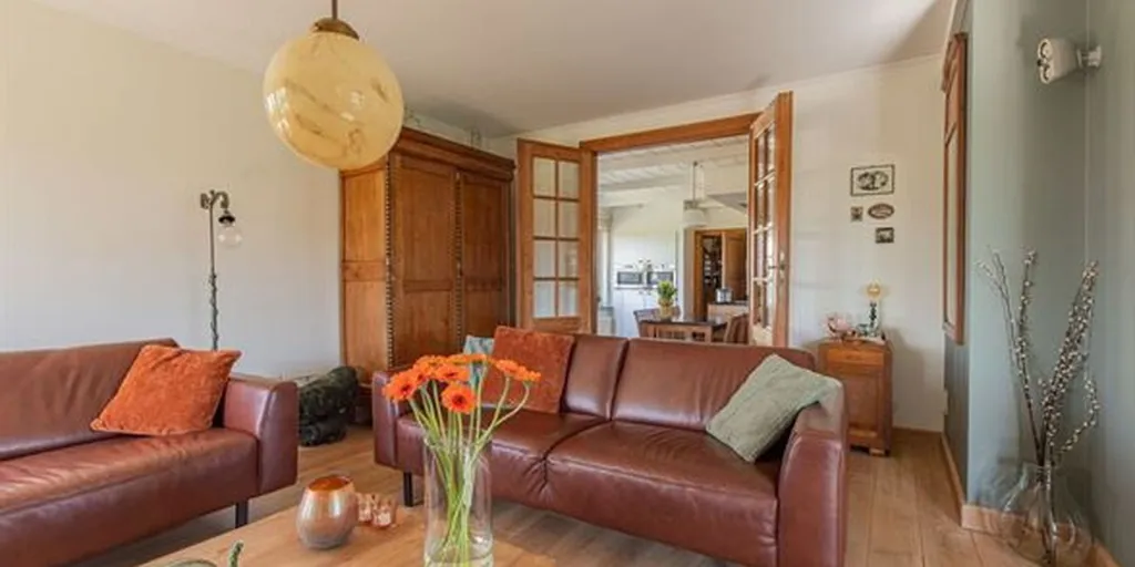 Séjour - Villa avec Jardin et Vue sur les Prairies à Breendonk