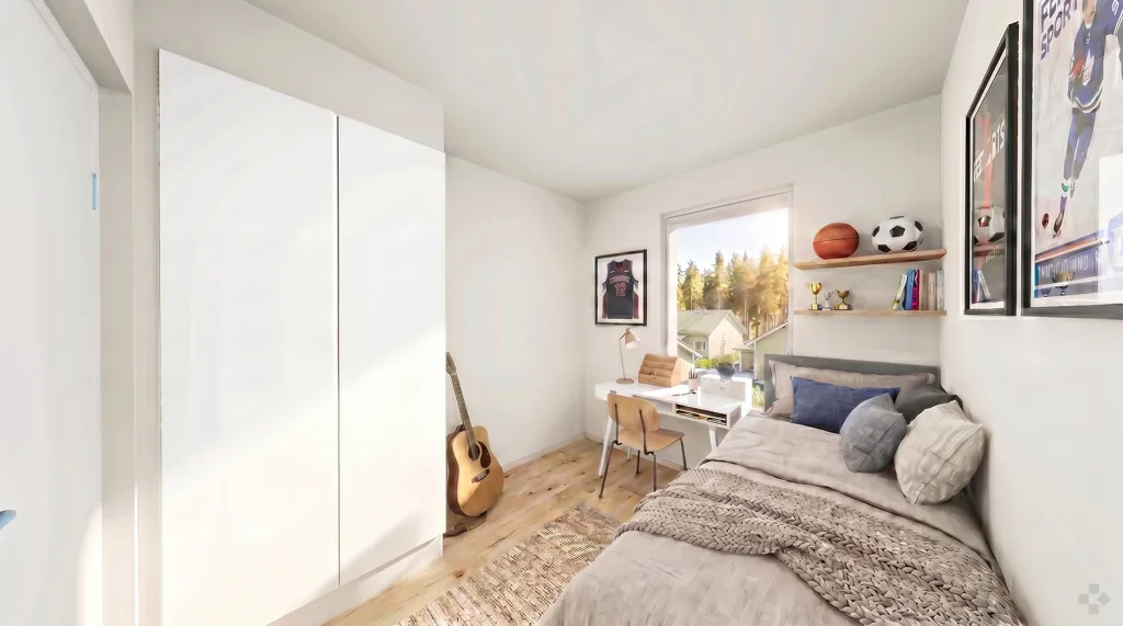 Camere da letto - Modern Apartment with Sauna in Oulu