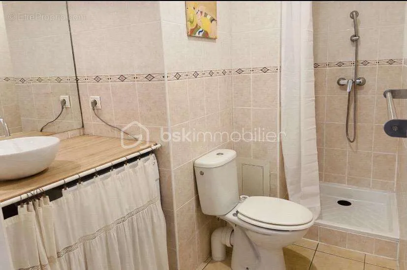 Bagni - Garden-Access Apartment with Sea View in Bidart