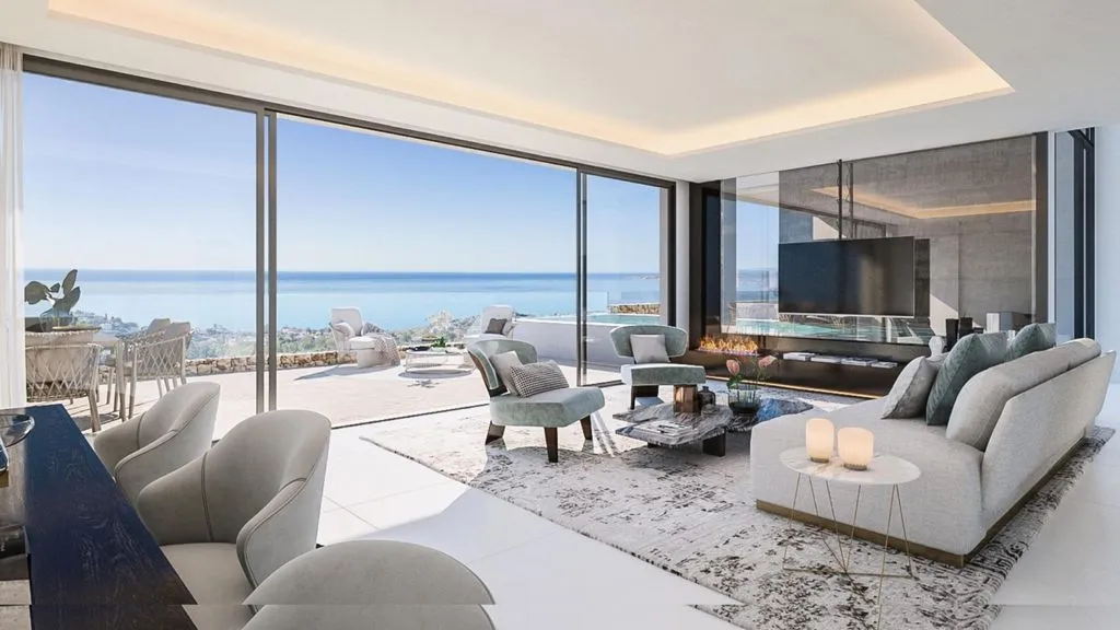 Séjour - Luxury Villa with Sea View in Benalmádena
