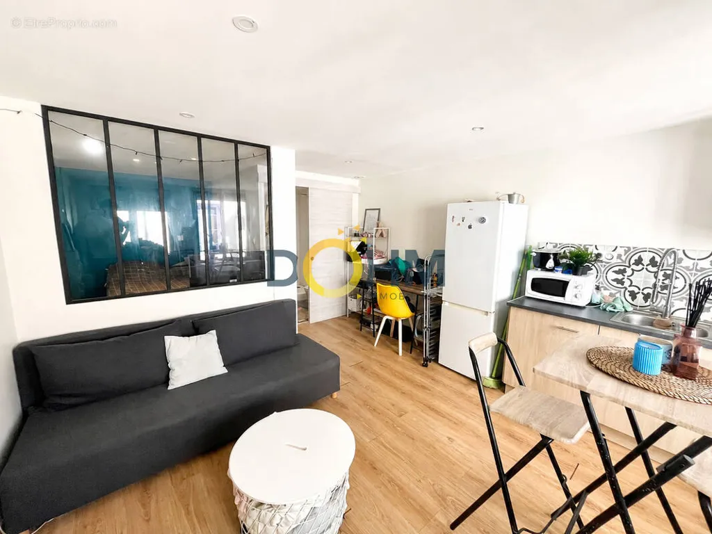Soggiorno - Renovated Meublé T1 in Saint-Étienne