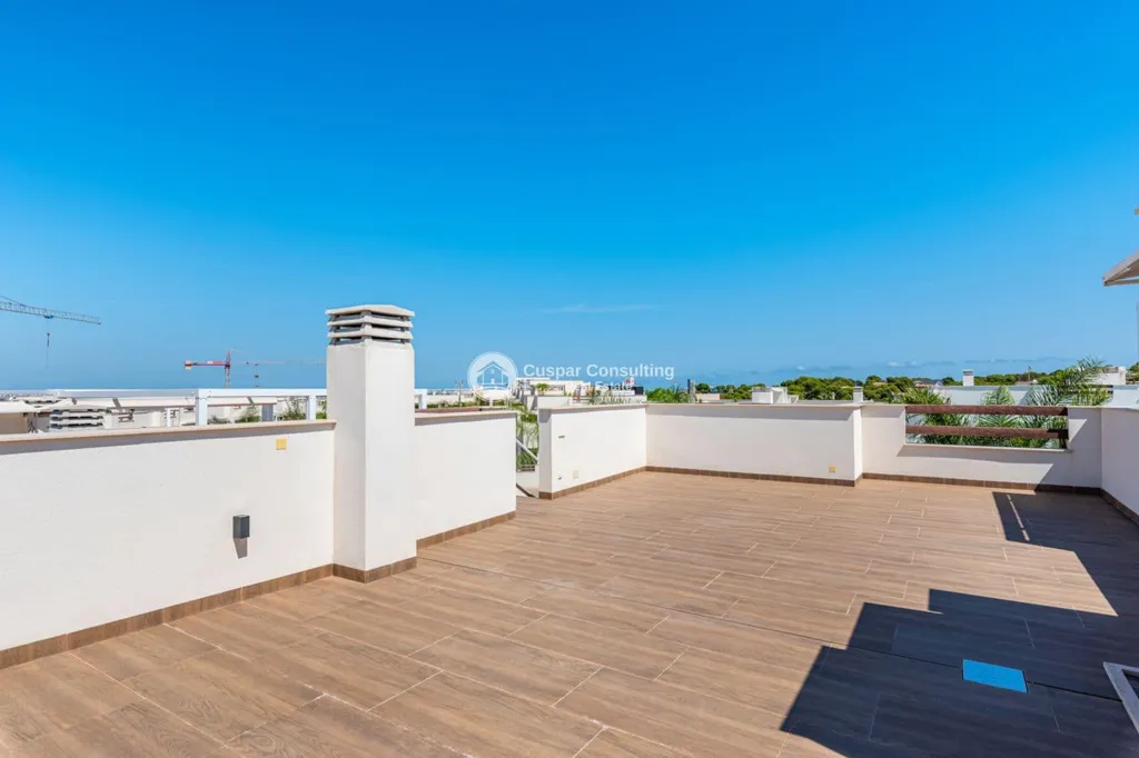 Terrasse - Penthouse with Mountain Views in Torrevieja