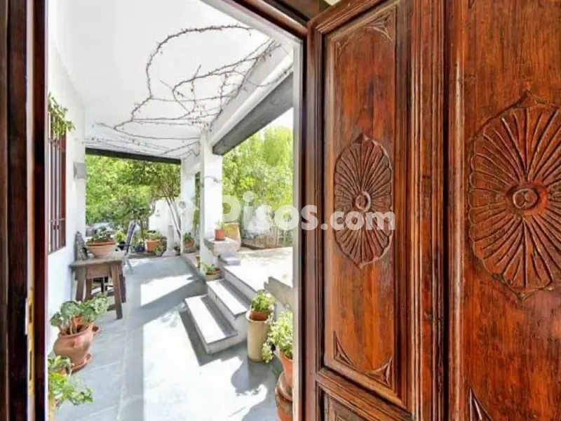 Terrace - Chalet with Pool in El Fargue, Granada
