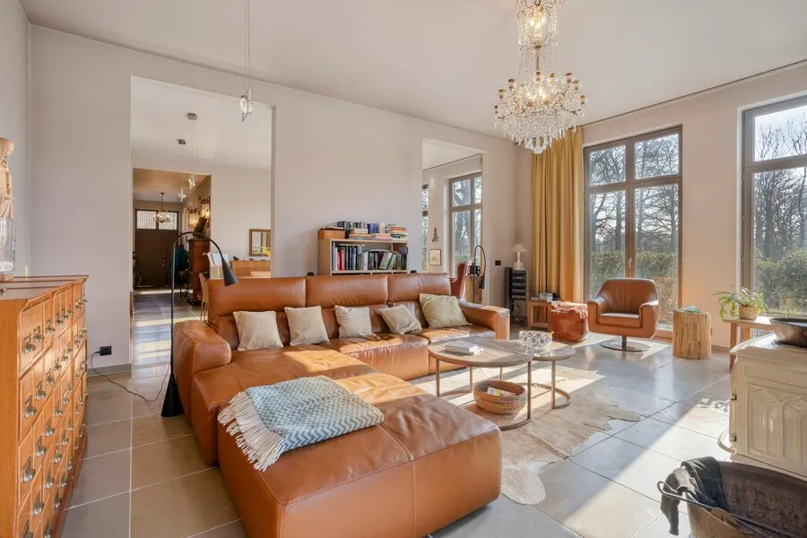 Séjour - Maison Unique dans les Bois de Wingene
