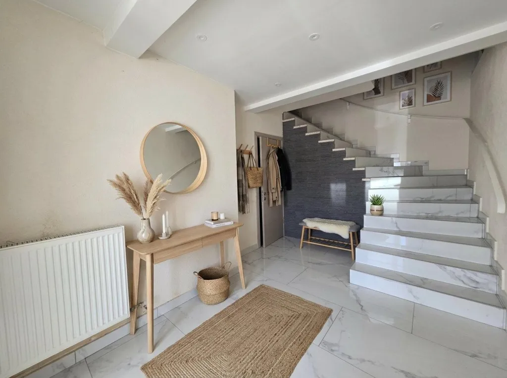 Hallway - 1970s House with Studio in Morbier