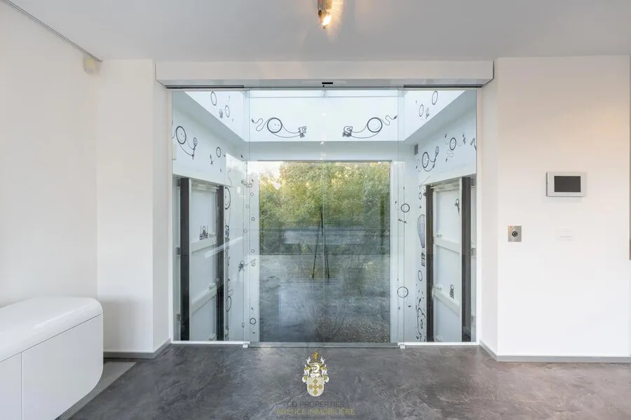 Entrée - Villa Contemporaine avec Vue Panoramique à Uccle