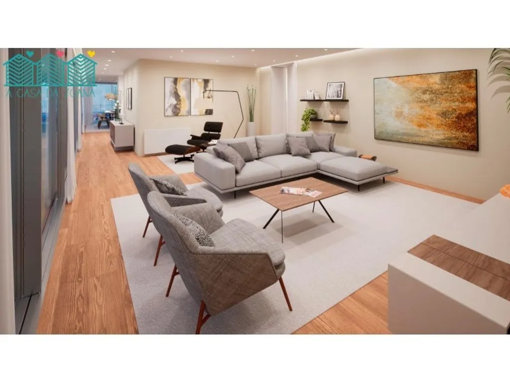 Séjour - Luxury Flat with Balcony in Aveiro