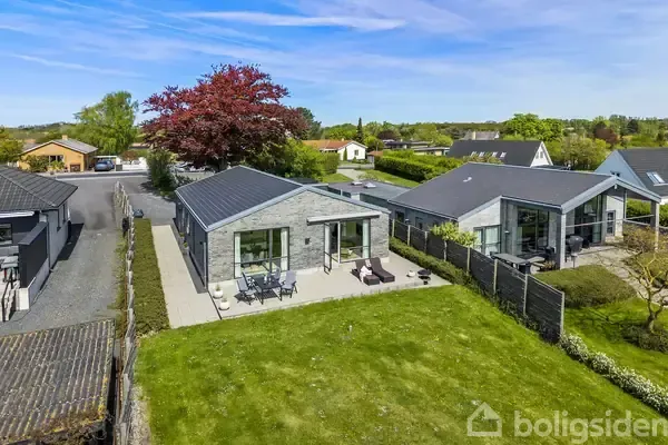 Vue aérienne - Fenced Villa with Garden in Korsør