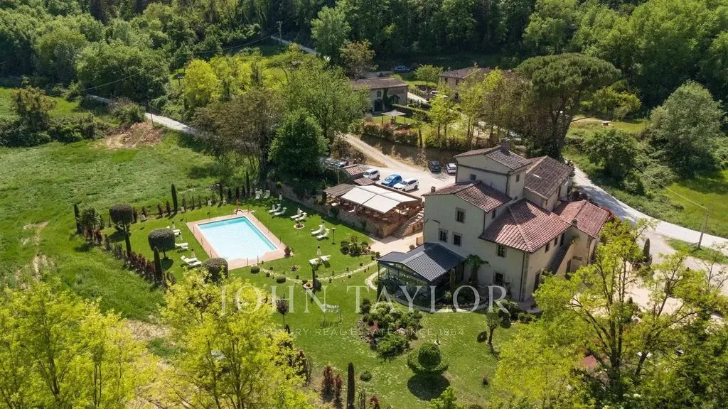 Vista aerea - Boutique Hotel with Pool in San Gimignano