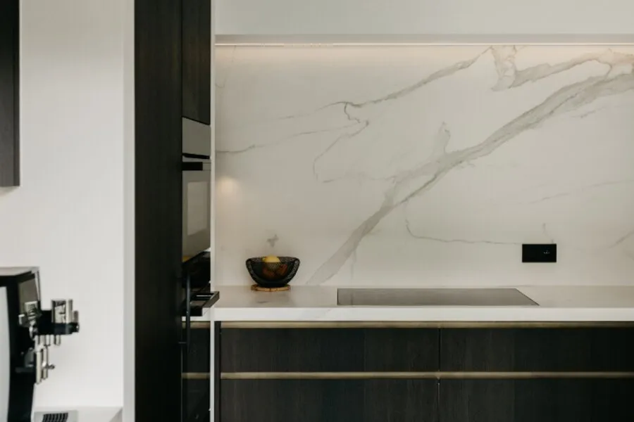 Köök - High-End Apartment with Private Garden in Bruges
