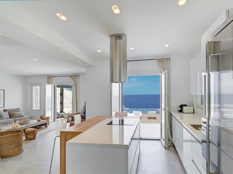 Köök - Waterfront Estate with Gym in Mykonos