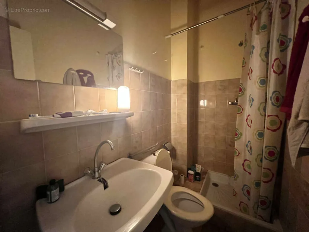 Salles de bain - Studio en Centre-Ville à Amélie-les-Bains
