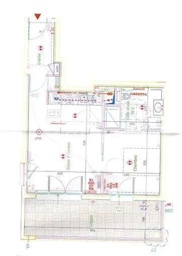 Plaan - Modern Flat with Loggia in Le Plessis Robinson