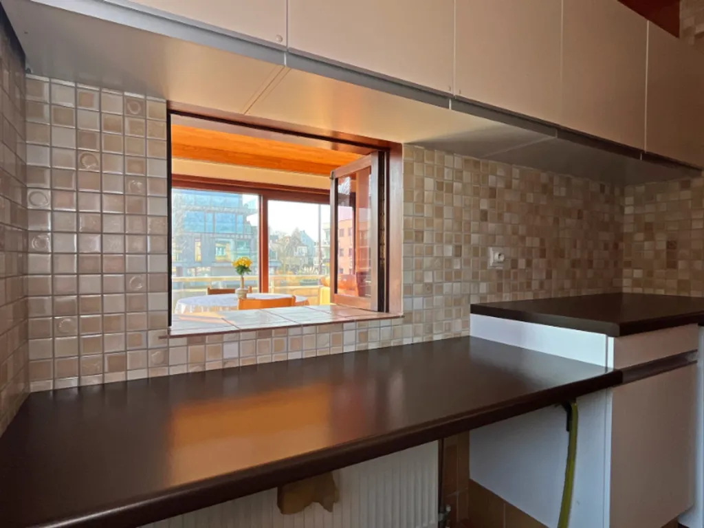 Cuisine - Appartement de rez-de-jardin avec parking double à Oostduinkerke-Bad