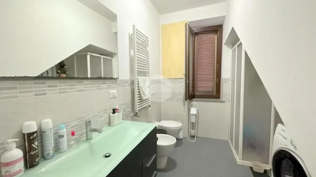 Salles de bain - Renovated Apartment with Courtyard in Savigliano