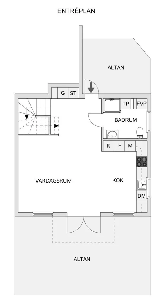 Plan - Townhouse with Garden in Österskär