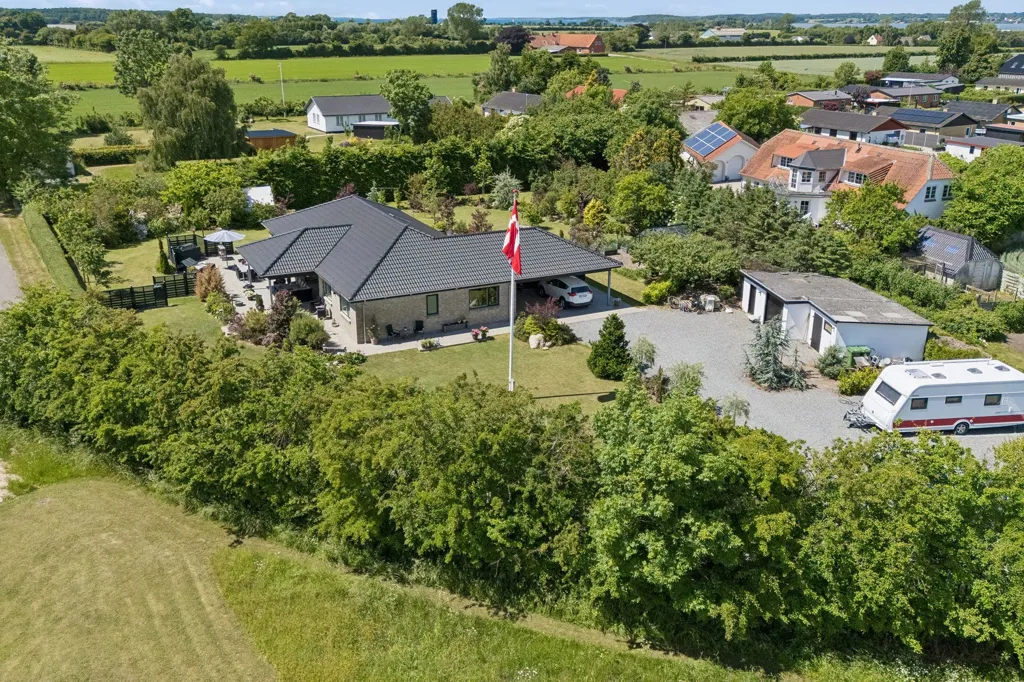 Vista aerea - Contemporary Villa with Garden in Svendborg