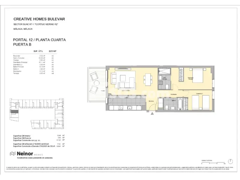 Plaan - New Flat with Terrace in Campanillas, Málaga