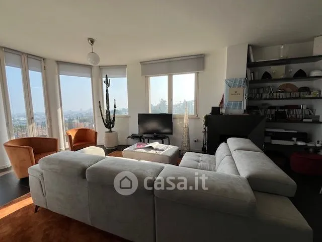 Living Room - Penthouse with Sea View in Riccione