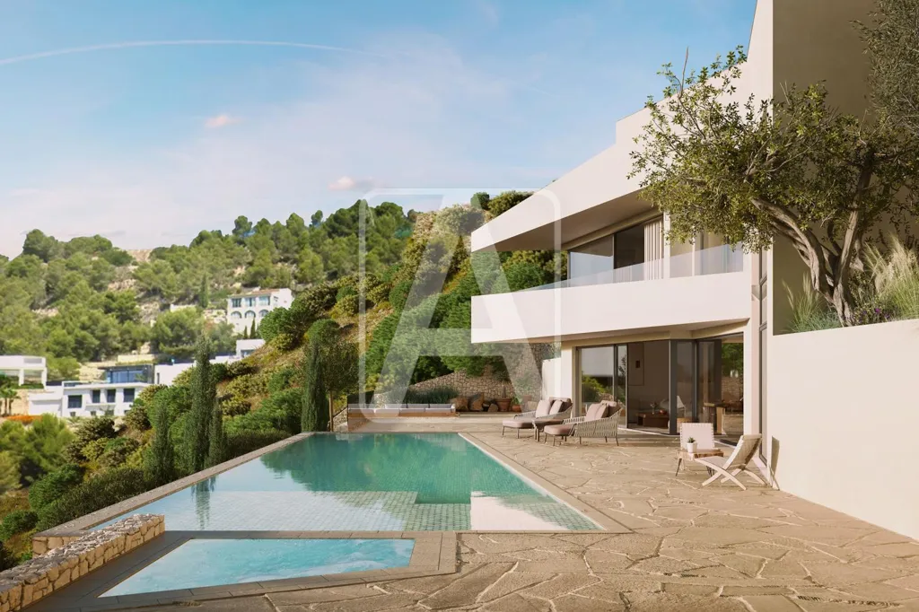 Piscina - Luxury Villa with Sea Views in Benissa Costa