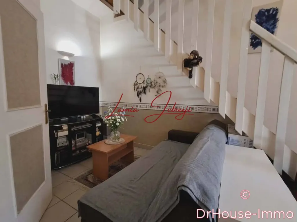 Séjour - T1 Bis Duplex avec Cheminée à Bordeaux