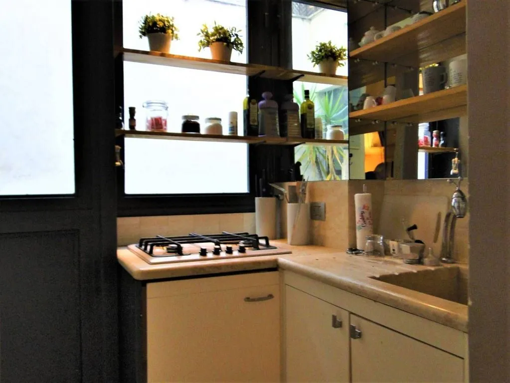 Köök - Luxury Apartment with Balcony in Rome