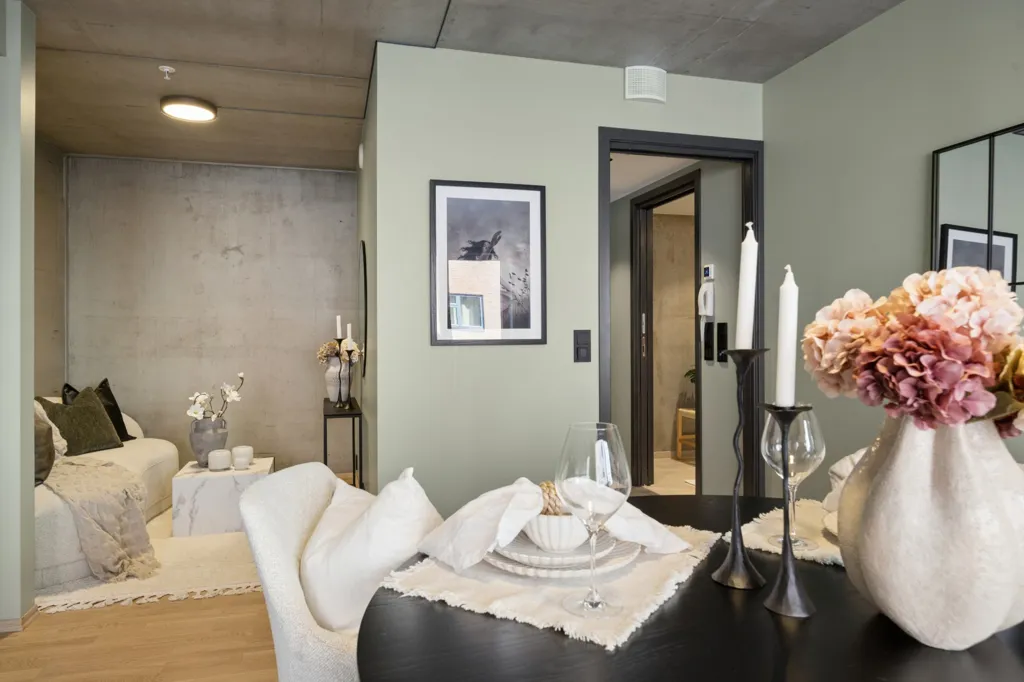 Salle à manger - Modern 2-Bedroom Flat with Lift in Trondheim