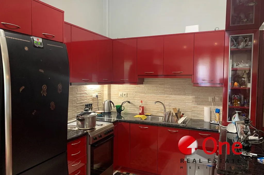 Cuisine - Renovated Apartment with Solar Heating in Anthoupoli