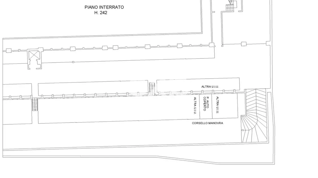Plan - Loft with Balcony in Milan's Ponte Nuovo