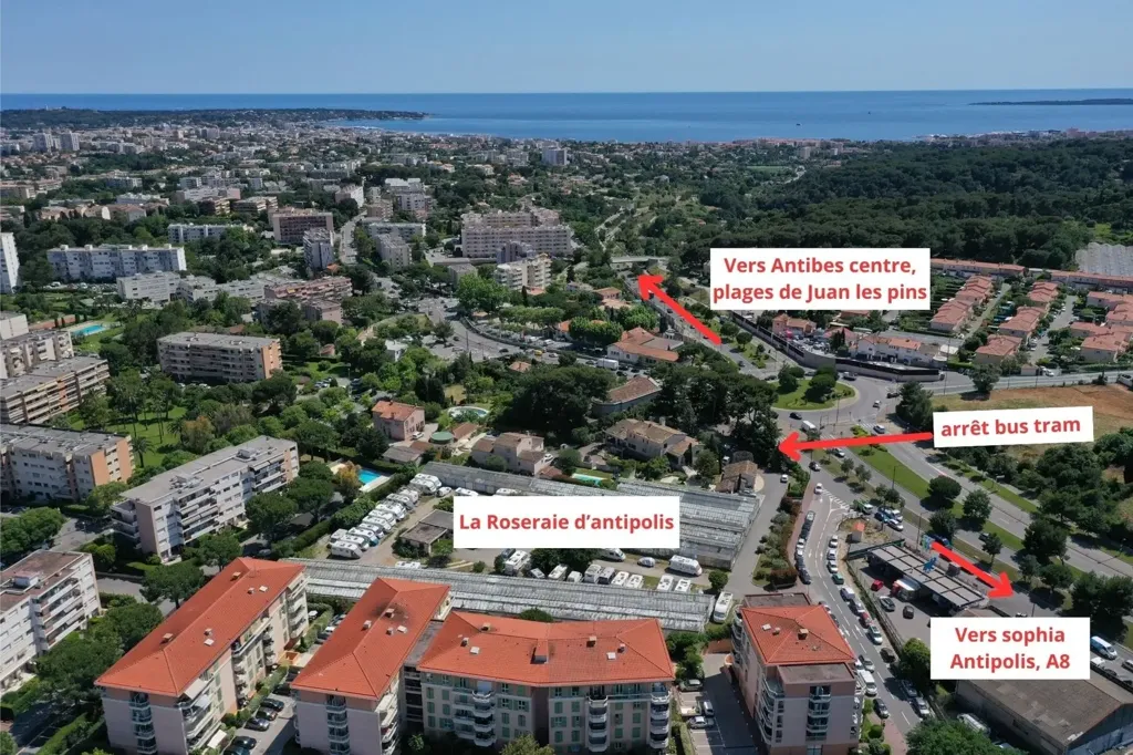 Õhuvaade - 4-toaline korter asukohas Antibes