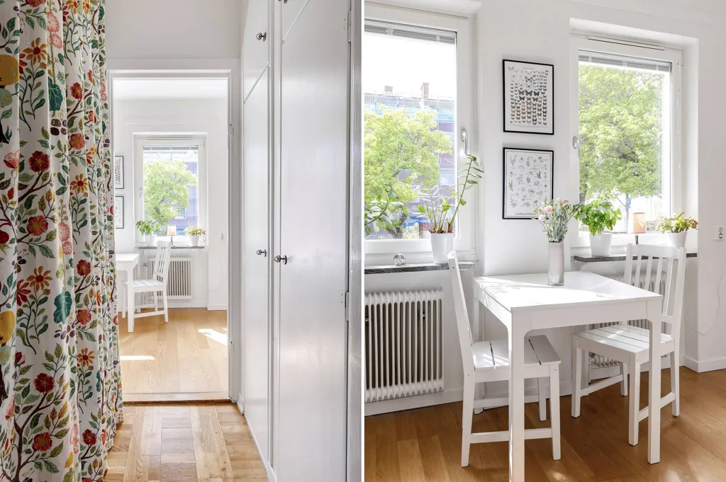Salle à manger - Charming One-Bedroom Flat with Balcony in Uppsala