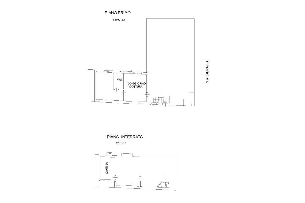 Plaan - Bilocale with Private Parking in Montirone