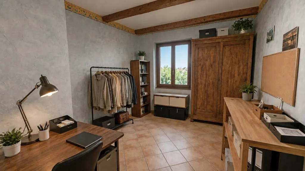 Office - 8-Piece House with Pool in Mérindol